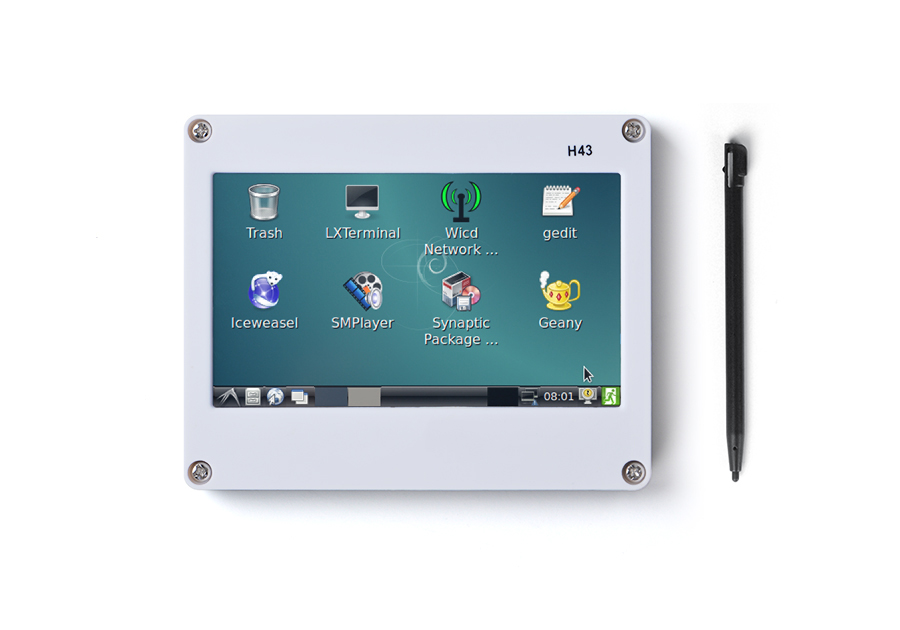 4.3 inch resistive touch screen LCD 480x272 (H43)