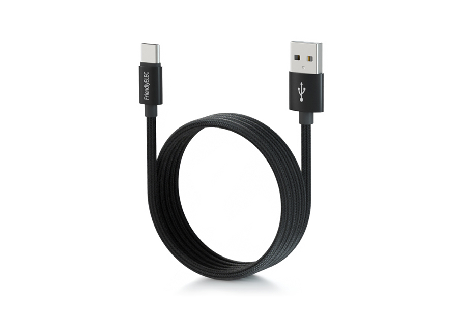 High-Power Type-C to USB-A Male 2.0 Cable - 30cm