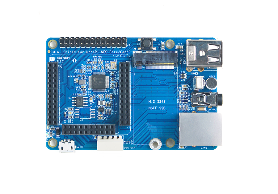 Mini Shield for NanoPi NEO Core/Core2