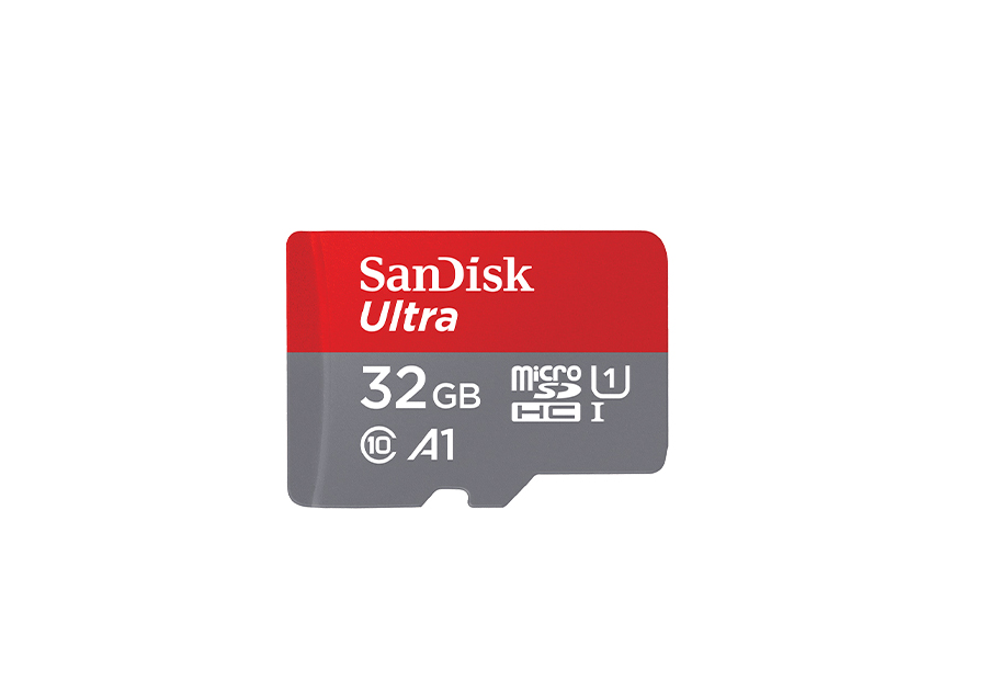 SanDisk Ultra 32 GB microSDHC Memory Card + SD Adapter with A1 App  Performance Up to 98 MB/s, Class 10, U1